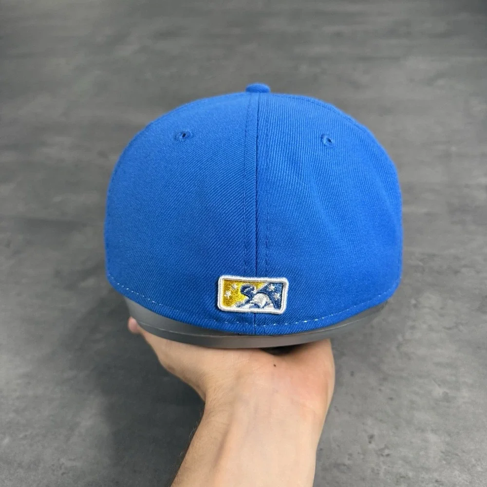 Myrtle Beach Pelicans Hat New Era Cap 7 1/4 Blue White Copa‎ Minor 59Fifty Farm